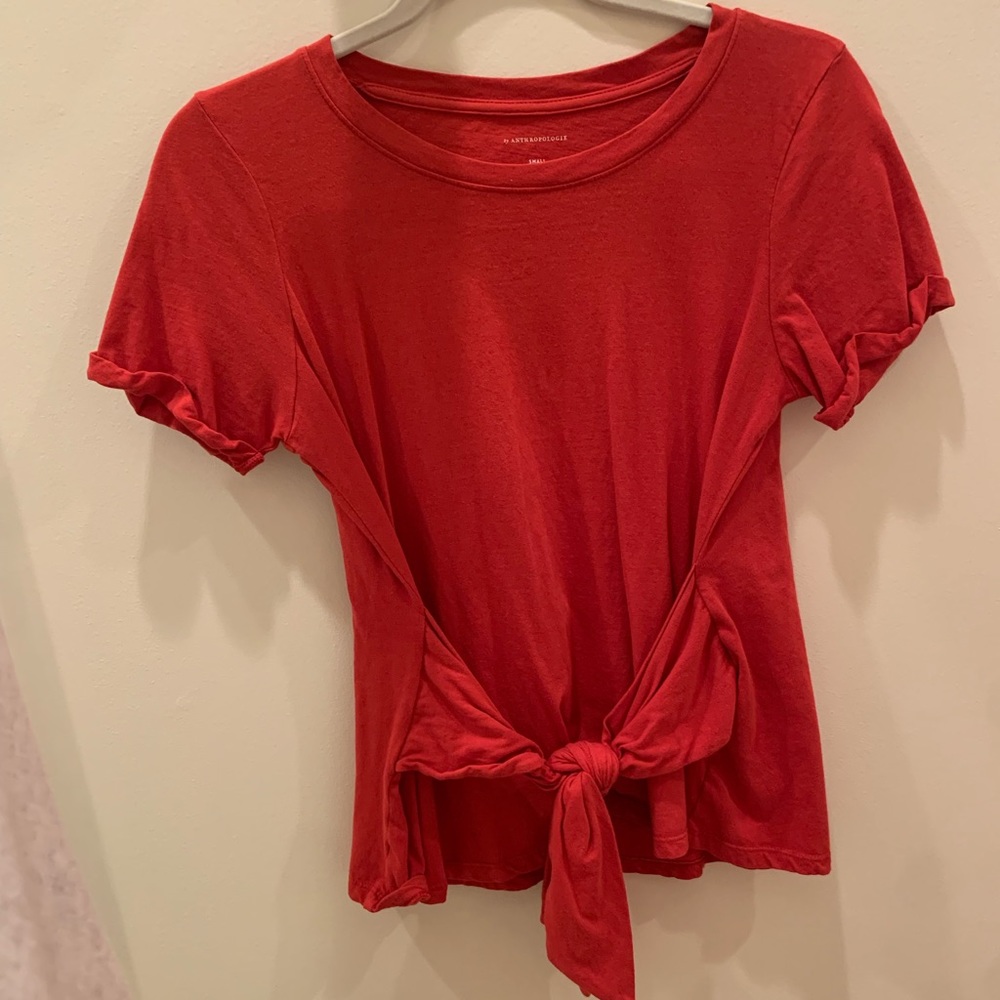 Red tie top